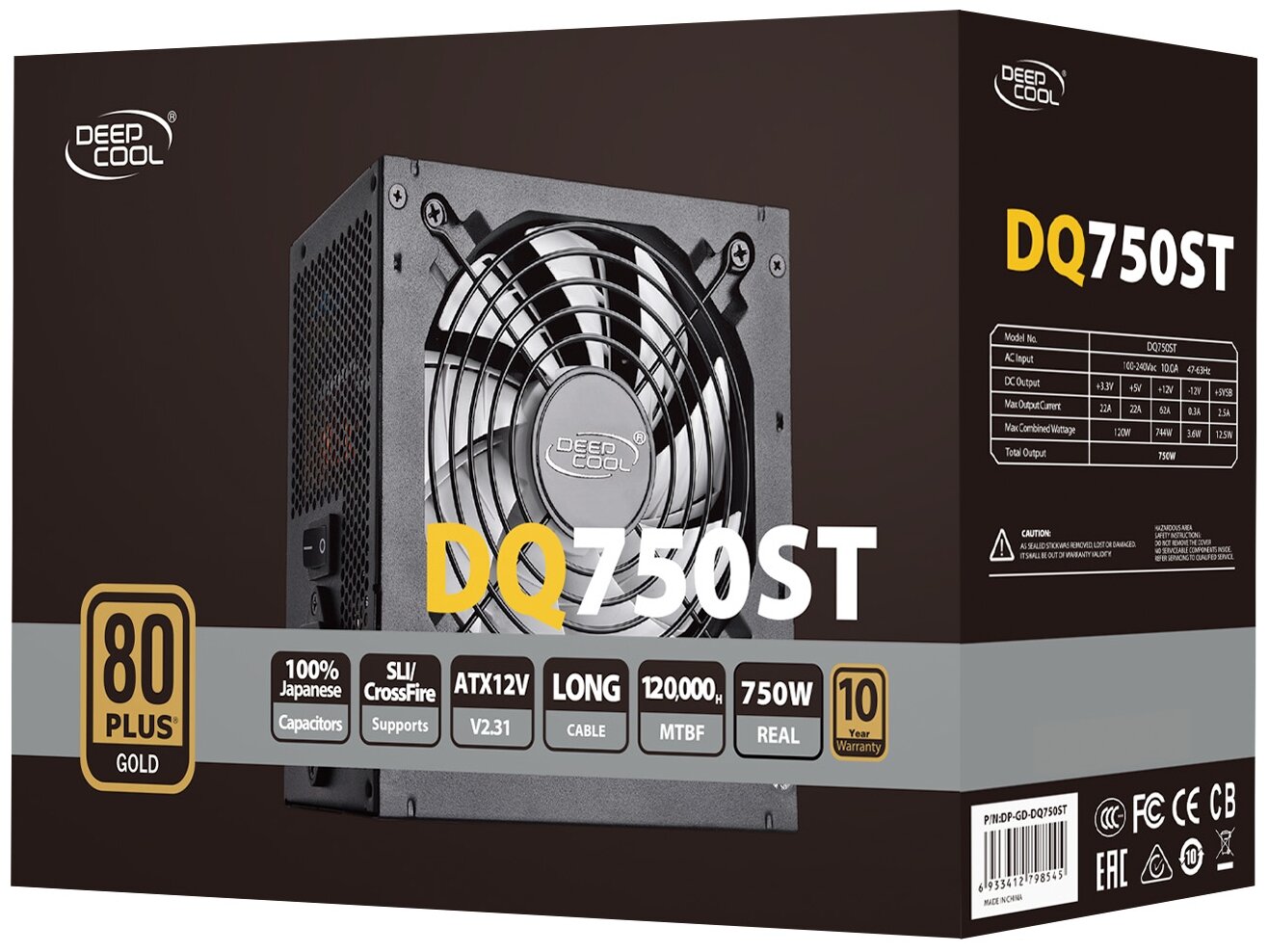 Блок Питания Deepcool Dq750st 750w Купить