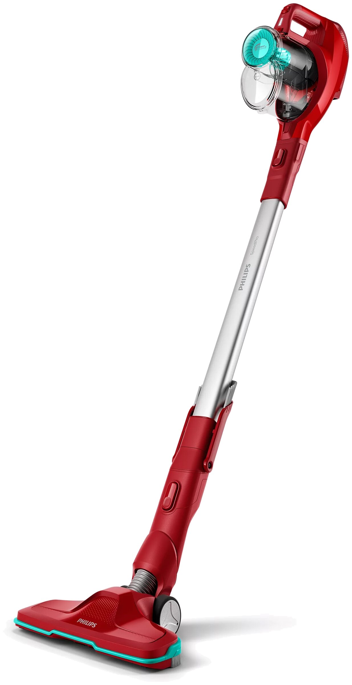 Пылесос Philips "SpeedPro" FC6721/01, вертикальный, беспроводной, красный