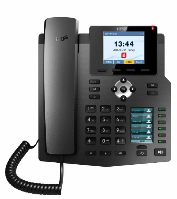 VoIP-телефон Fanvil "X4G", черный