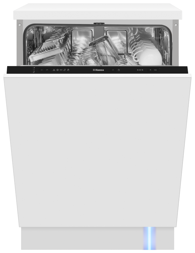 Посудомоечная машина Hansa "ZIM615EQ", встраиваемая, 60 см, A++, AquaStop