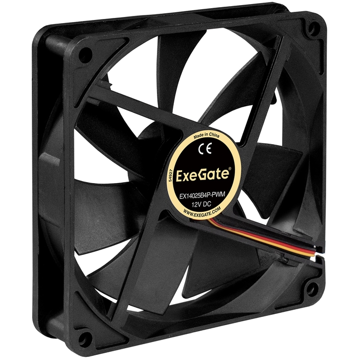 Вентилятор ExeGate "EX14025S3P" d140мм, 900об./мин.
