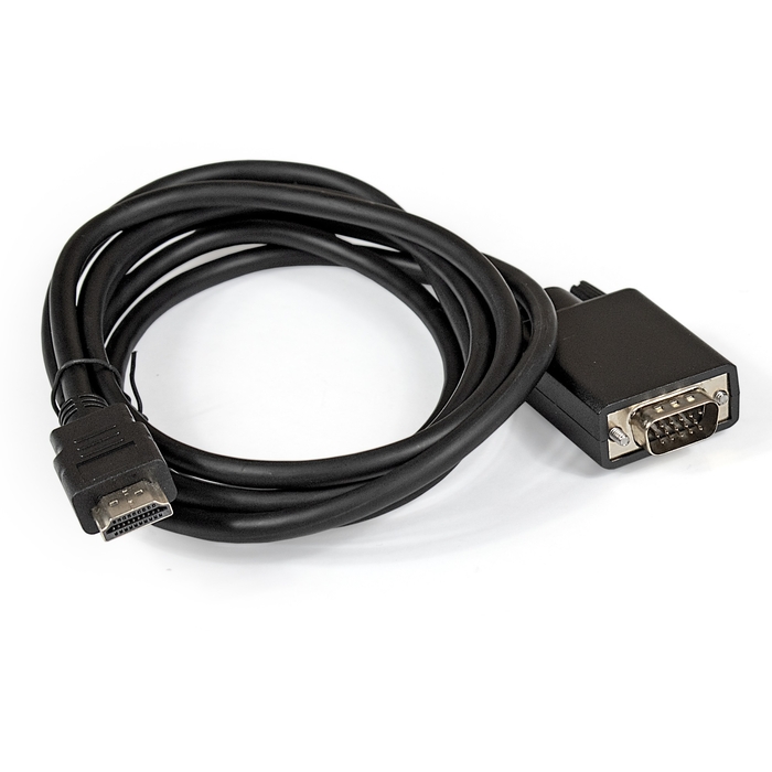 Кабель-переходник HDMI->D-Sub ExeGate "EX-CC-HDMIM-VGAM-1.8", позолоченные контакты