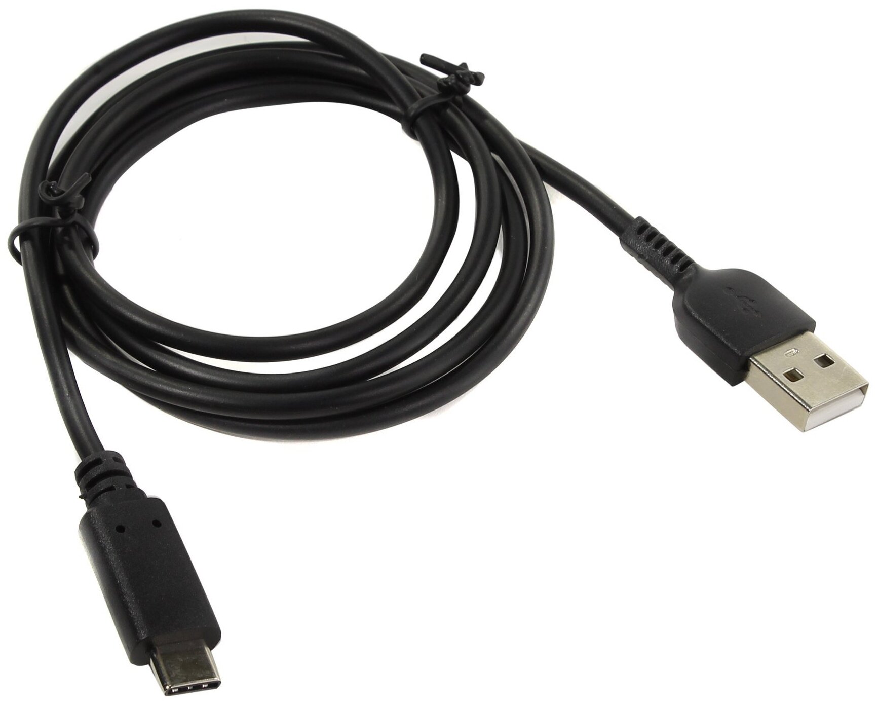 Кабель USB2.0 соединительный USB A-Type-C ExeGate "EX-CC-USB2-AMCM-1.0" черный
