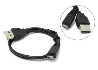 Кабель USB2.0 соединительный USB A-microB ExeGate "EX-CC-USB2-AMmicroBM5P-0.5" черный