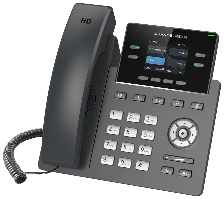 VoIP-телефон Grandstream "GRP-2612W", с БП