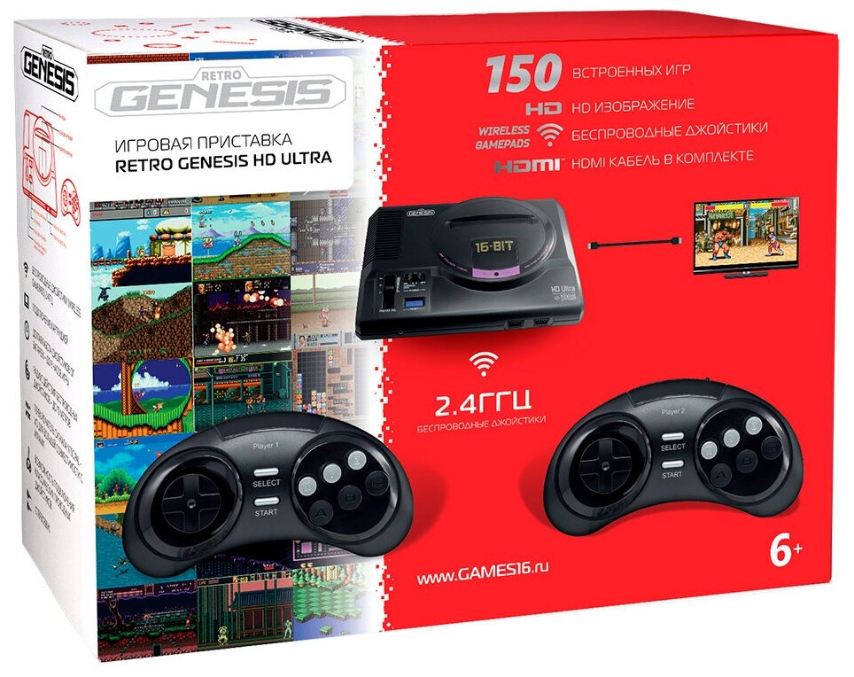Игровая приставка Retro Genesis "SEGA Retro Genesis HD Ultra" ConSkDn70
