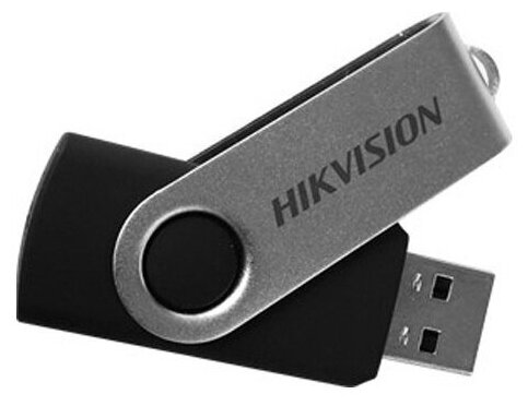 Накопитель USB flash 128ГБ Hikvision "M200S" HS-USB-M200S/128G/U3, черно-серебр.
