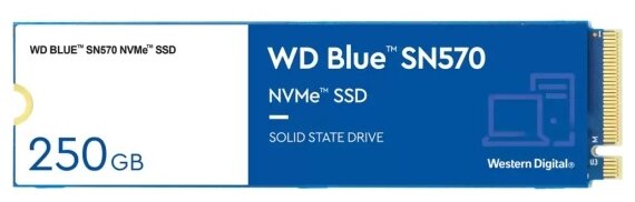 SSD диск 250ГБ M.2 Western Digital "Blue SN570" WDS250G3B0C