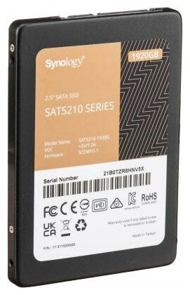 SSD диск 1.92ТБ 2.5" Synology "SAT5200" SAT5210-1920G