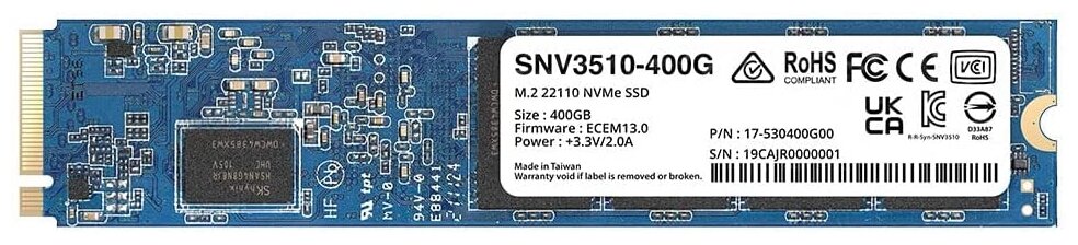 SSD диск 400ГБ M.2 Synology "SNV3500" SNV3510-400G