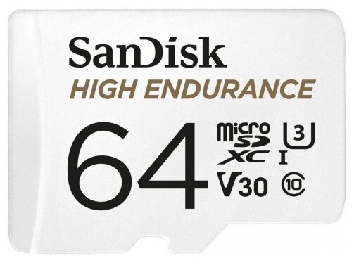 Карта памяти 64ГБ SanDisk "Endurance SDSQQNR-064G-GN6IA" microSD XC UHS-3