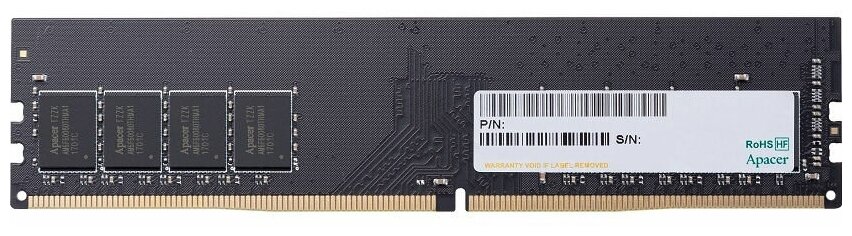 Модуль оперативной памяти 8ГБ DDR4 SDRAM Apacer "AU08GGB26CQYBGH" EL.08G2V.GNH