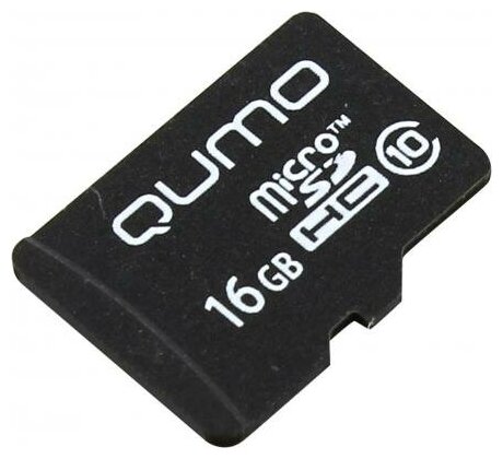 Карта памяти 16ГБ Qumo "QM16GMICSDHC10NA" microSD UHS-I Class10