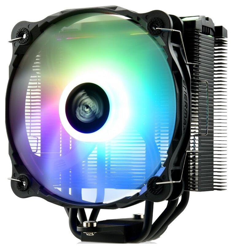 Кулер для процессора Socket2066/2011-3/2011/1366/115x/1200/AM4/AM3+/AM3 Enermax "ETS-F40-BK-ARGB" подсветка