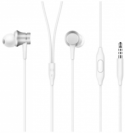 Гарнитура Xiaomi "Mi In-Ear Headphones Basic" ZBW4355TY/HSEJ03JY, серебр.