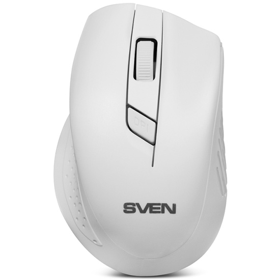 Оптическая мышь Sven "RX-325 Wireless", беспров., 3кн.+скр., белый