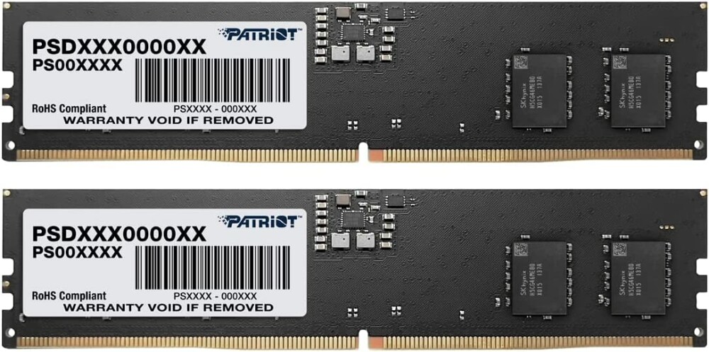 Модуль оперативной памяти 2x8ГБ DDR5 SDRAM Patriot "Signature Line" PSD516G4800K