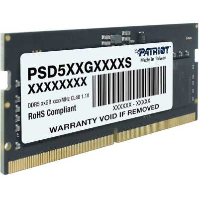 Модуль оперативной памяти SO-DIMM 32ГБ DDR5 SDRAM Patriot "PSD532G48002S"