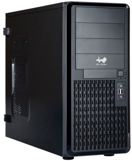 Корпус Miditower IN-WIN "PE689BL", E-ATX, черный