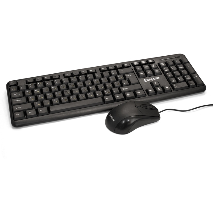 Комплект клавиатура + мышь ExeGate "MK120-OEM Combo" EX287139RUS, черный