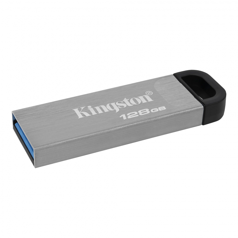 Накопитель USB flash 128ГБ Kingston "DataTraveler Kyson" DTKN/128GB, серебристый