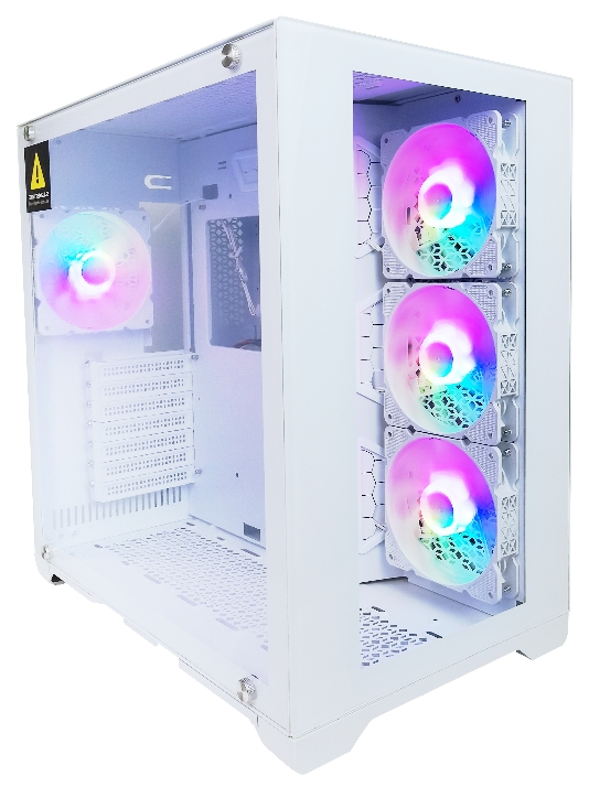 null Корпус Miditower Powercase "Vision White" CVWA-L4, ATX, белый. null.