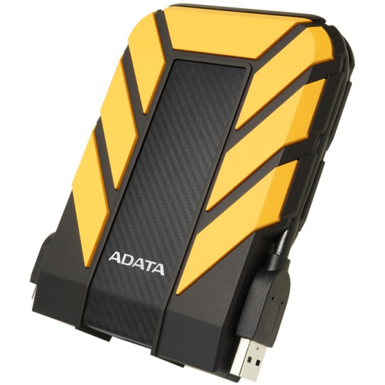 Внешний жесткий диск 2ТБ 2.5" ADATA "HD710 Pro" AHD710P-2TU31-CYL, черно-желтый
