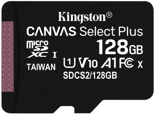 Карта памяти 128ГБ Kingston "SDCS2/128GB" SDCS2/128GBSP, microSD UHS-I U1