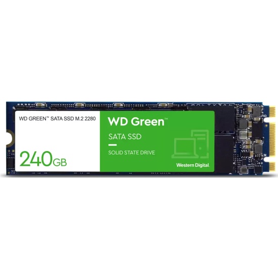 SSD диск 240ГБ M.2 Western Digital "Green" WDS240G3G0B