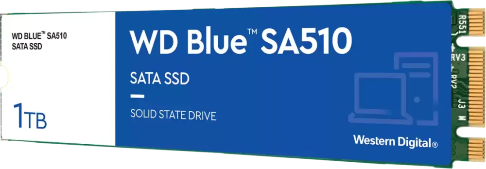 SSD диск 1ТБ M.2 Western Digital "Blue SA510" WDS100T3B0B