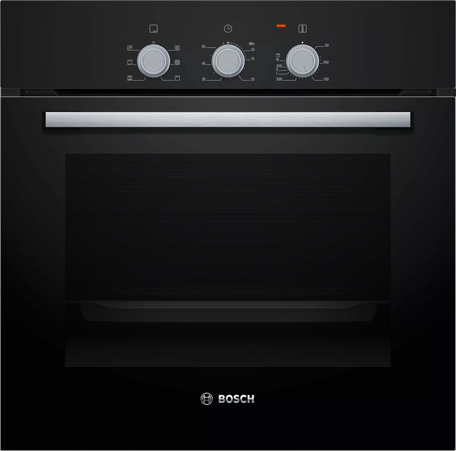 Духовой шкаф Bosch "Serie 2" HBF011BA0Q, встраиваемый, электрический, A, черный