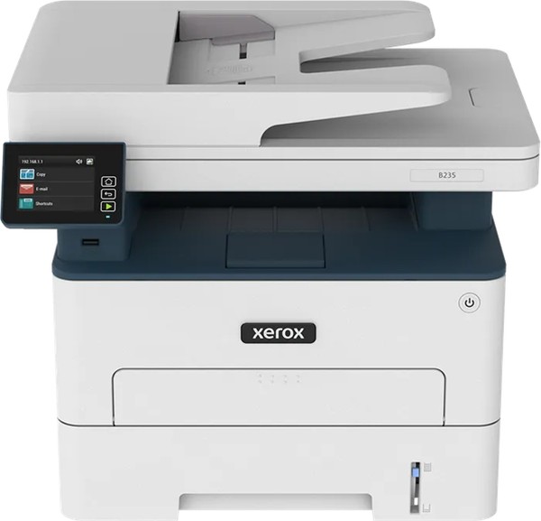 null Многофункциональное устройство Xerox "B235V" A4, лазерный, принтер + сканер + копир + факс, ЖК, бело-синий. null.