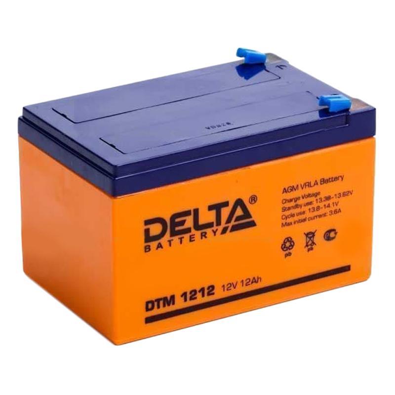 Батарея аккумуляторная Delta "DTM 1212" 12В 12.0А*ч