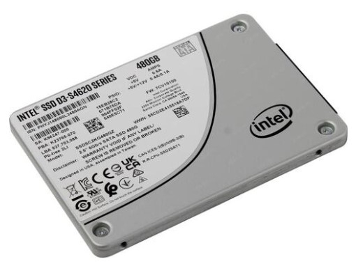SSD диск 480ГБ 2.5" Intel "D3-S4620" SSDSC2KG480GZ01