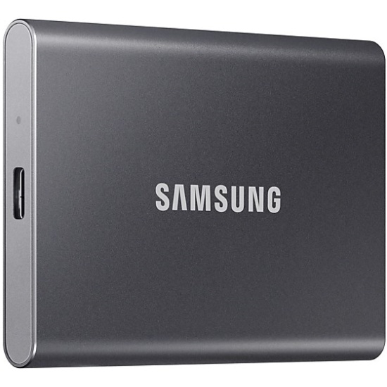 Внешний SSD диск 1ТБ Samsung "T7" MU-PC1T0T/WW, серый