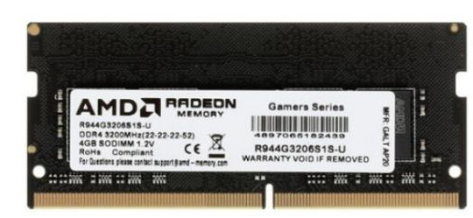 Модуль оперативной памяти SO-DIMM 4ГБ DDR4 SDRAM AMD "Radeon R9 Gamer" R944G3206S1S-UO
