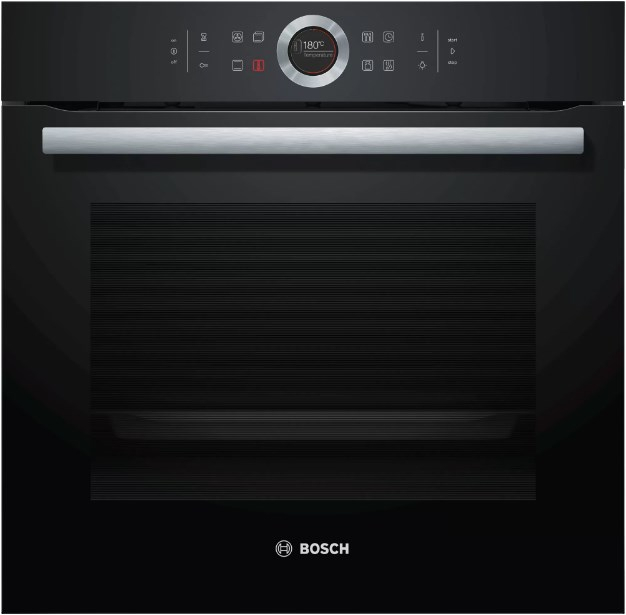 Духовой шкаф Bosch "Serie 8" HBG635BB1, встраиваемый, электрический, A+, черный