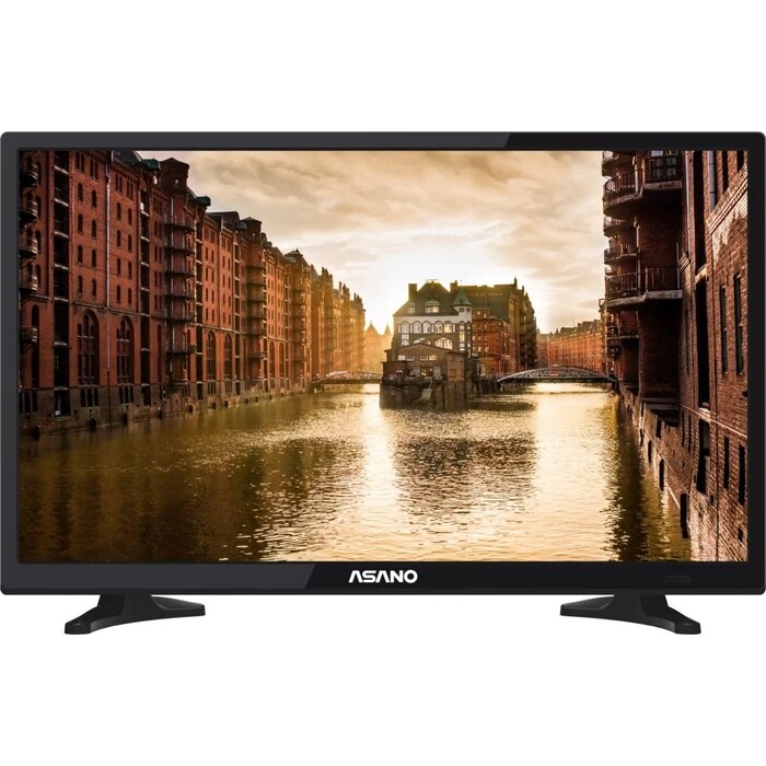 Телевизор 24" Asano "24LH1010T" LED, HD 1366x768, черный