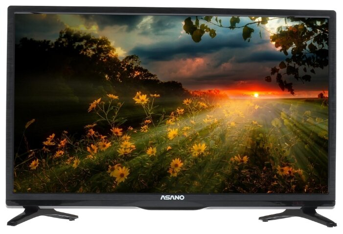 Телевизор 24" Asano "24LH1020T" LED, HD 1366x768, черный