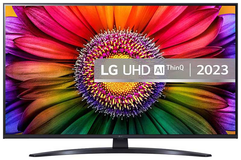 Телевизор 43" LG "43UR81006LJ" DLED, 4K Ultra HD 3840×2160, Smart TV, черный