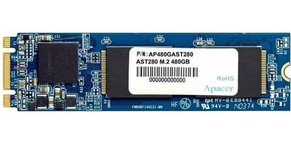 SSD диск 480ГБ M.2 Apacer "AST280" AP480GAST280-1