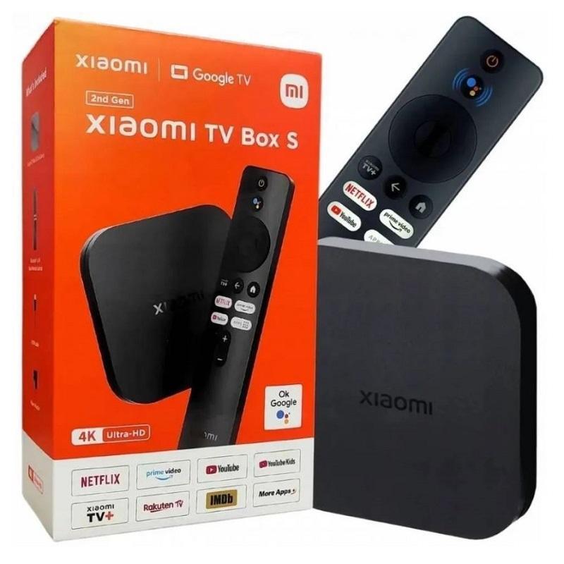 Медиаплеер Xiaomi "Box S 2nd Gen" PFJ4167RU, USB, ТВ-тюнер, Google TV