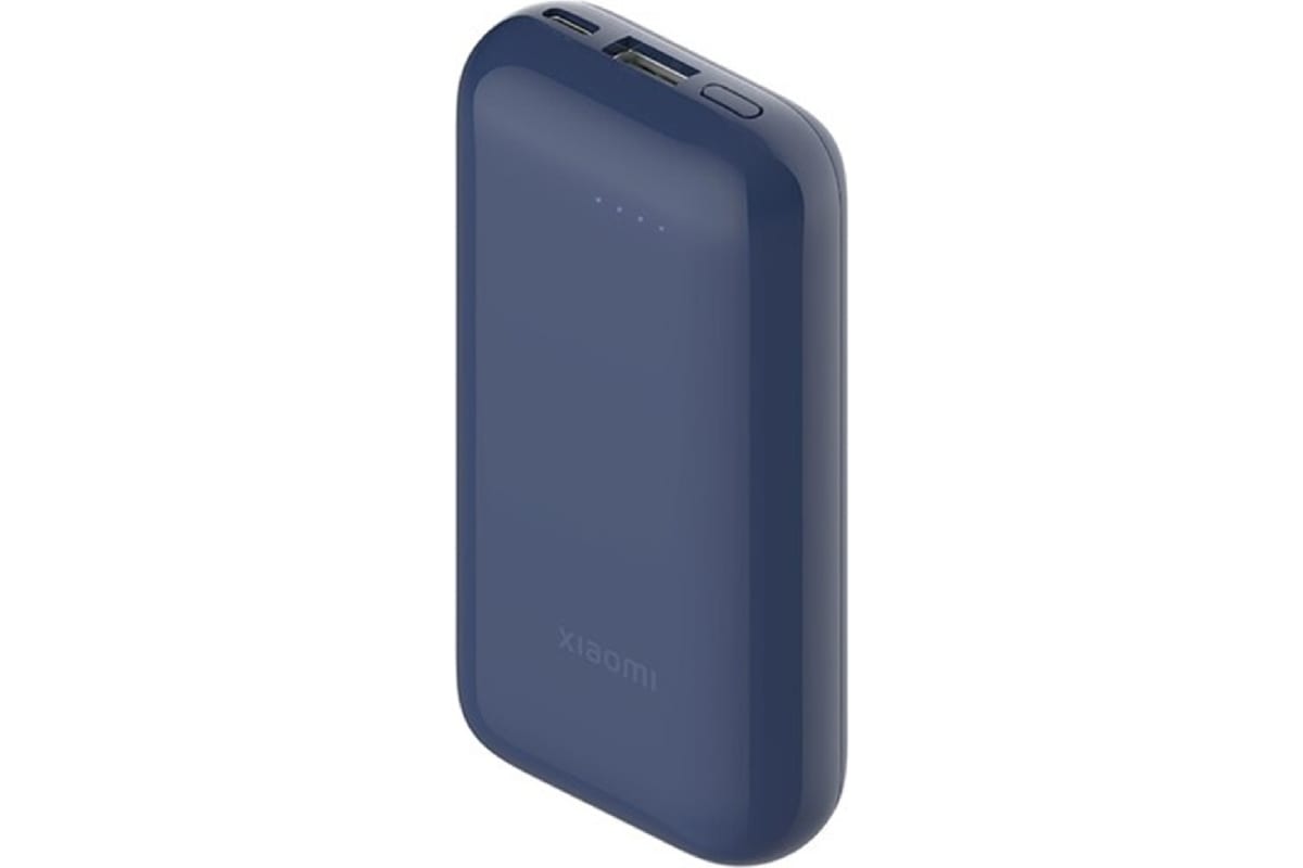 Внешний аккумулятор Xiaomi "Mi 33W Power Bank Pocket Edition Pro" BHR5785GL, 10000мАч, 1xUSB, 1xType-C, синий