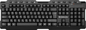 Клавиатура Defender "HB-195 Element" 45195, беспров., черный