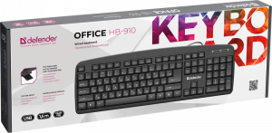 null Клавиатура Defender "HB-910 Office" 45910, черный. null.