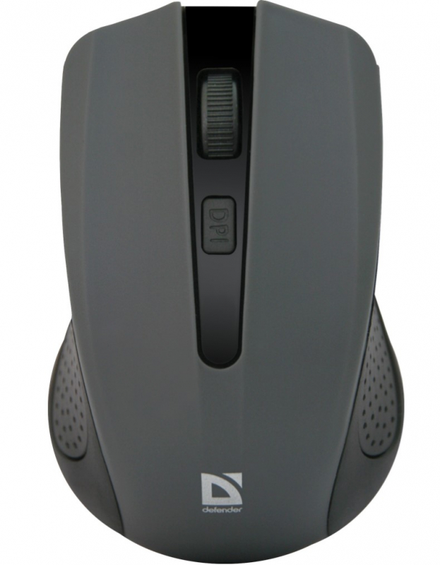 Оптическая мышь Defender "Accura MM-935" 52936, беспров., 3кн.+скр., серый