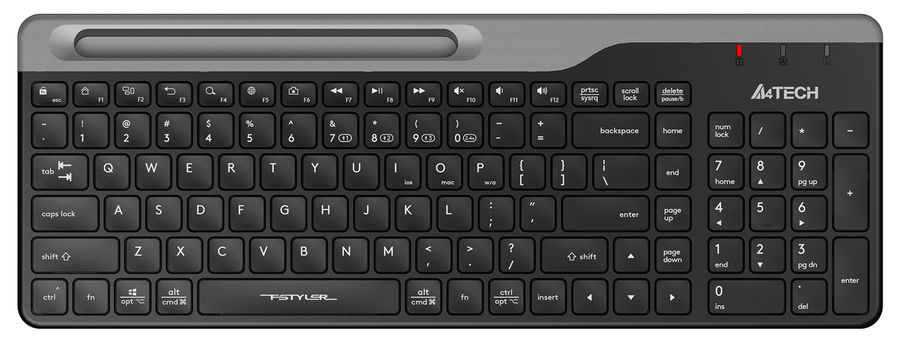 Клавиатура A4Tech "FStyler FBK25", беспров., черный