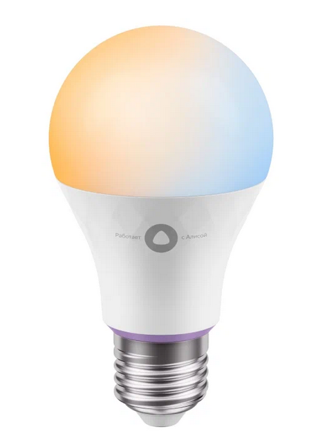 Лампа светодиодная Яндекс "YNDX-00501", E27, 8Вт, Алиса, белый