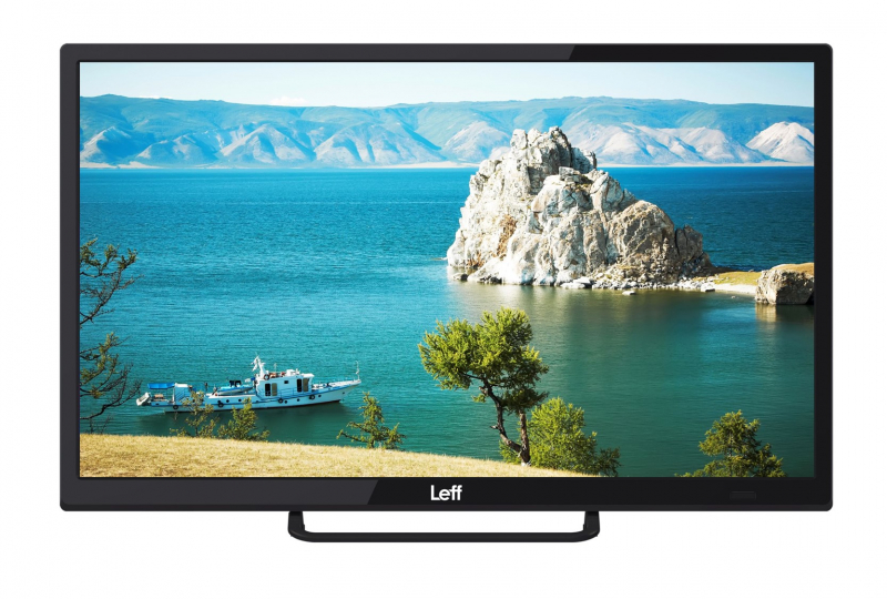 Телевизор 24" Leff "24H240T", LED, FHD 1920x1080, черный