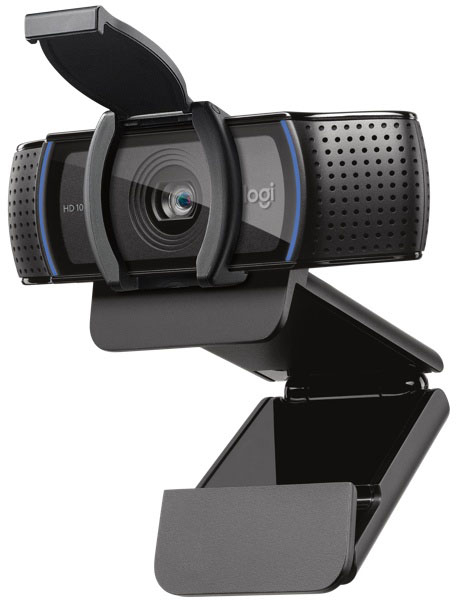 Веб-камера Logitech "c920e Business Webcam" 960-001086 с микрофоном, черный